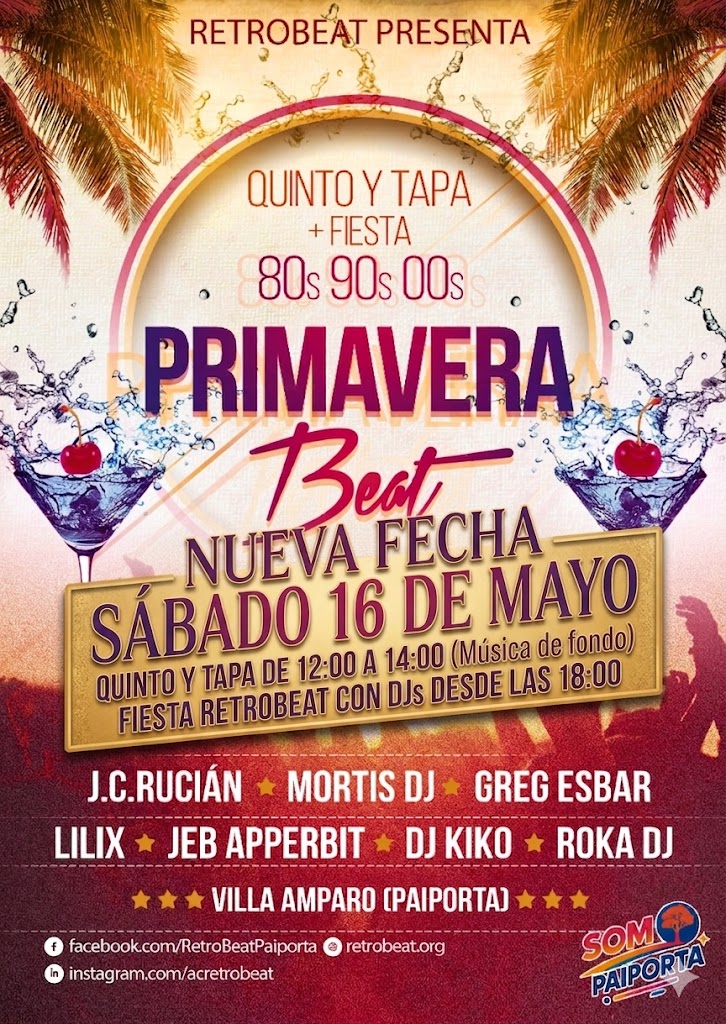 🌴✨ PRIMAVERA BEAT – CAMBIO DE FECHA ✨🌴