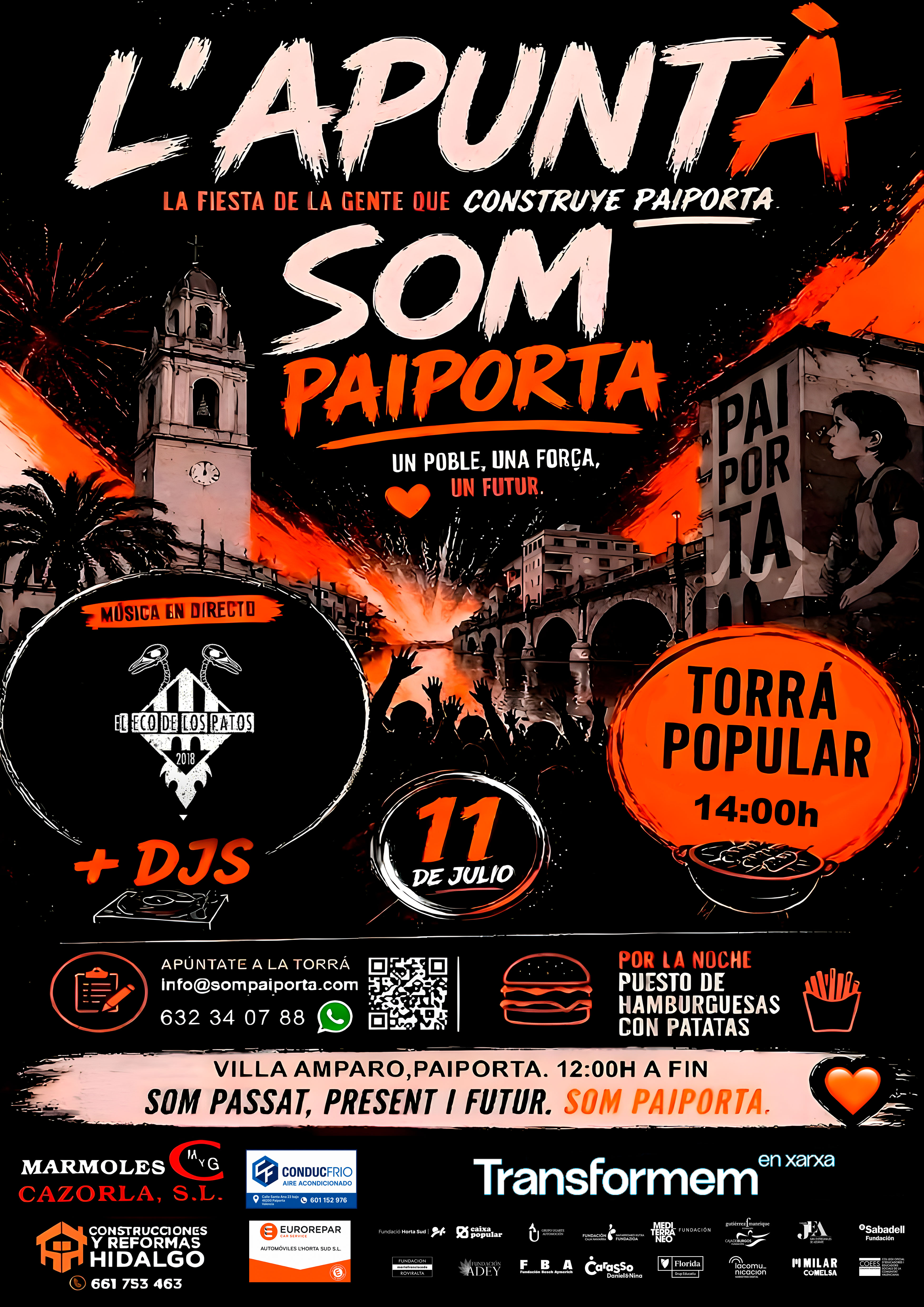 Cartel L'Apuntà · Torrá Popular · Som Paiporta